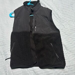J. Crew Black Fleece Vest
